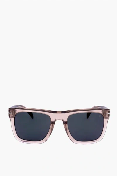 David Beckham Wayfarer Sunglasses With See Through Frame
