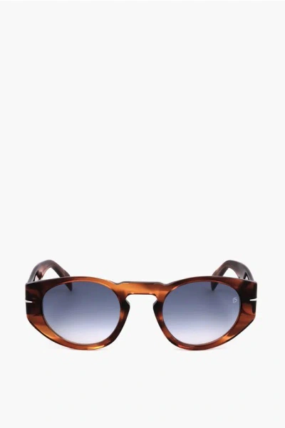 David Beckham Tortoiseshell Patterned Sunglasses With Gradient Lenses