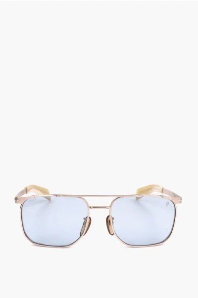 David Beckham Aviator Sunglasses With Metal Frame