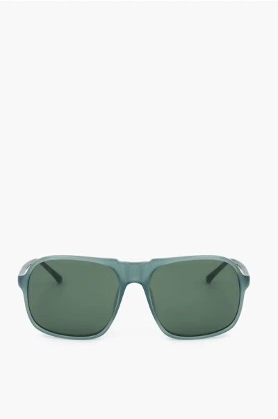 Linda Farrow Dries Van Noten Rectangular Sunglasses With Plastic Frame