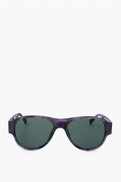 Linda Farrow Dries Van Noten Aviator Sunglasses With Tortoiseshell Frame