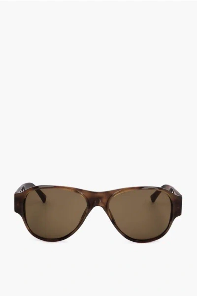 Linda Farrow Dries Van Noten Aviator Sunglasses With Tortoiseshell Frame