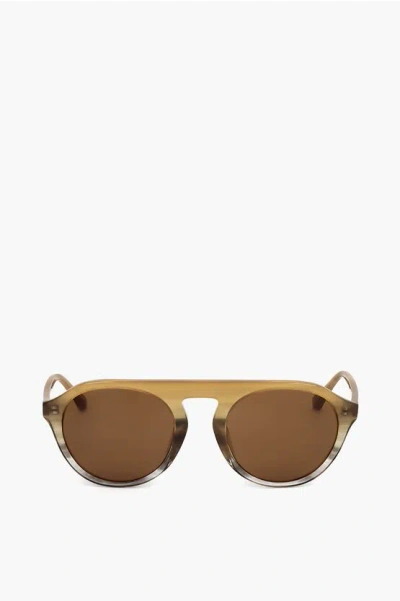 Linda Farrow Dries Van Noten Pantos Sunglasses With Straight Bridge