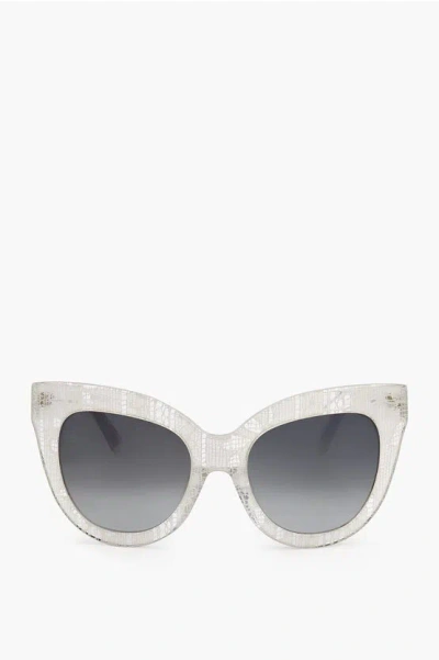 Linda Farrow Erdem Butterfly Sunglasses With Lace-effect Frame