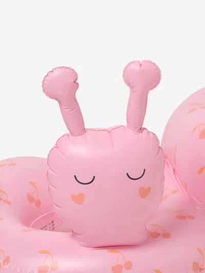 Sunnylife Girls Tube Pool Ring Cotton Candy Cherry