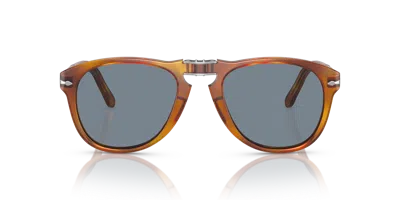 Persol Mens Brown Po0714sm Steve Mcqueen Pilot-shape Crystal-glass And Acetate Sunglasses In Lite Brown