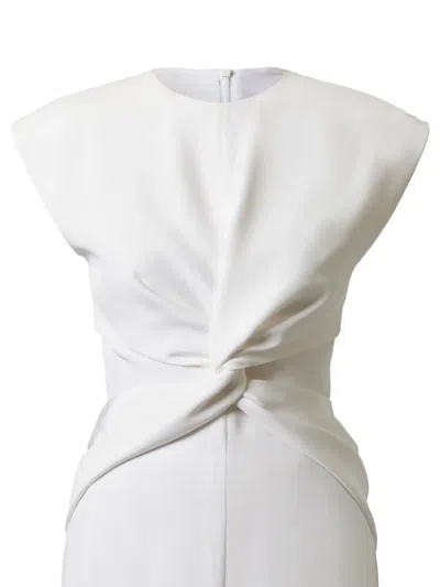 真丝中长连衣裙