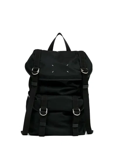 Maison Margiela Medium High-tech Backpack In Black