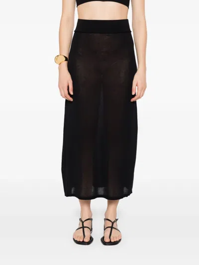 Totême Toteme Women's Skirt In Black