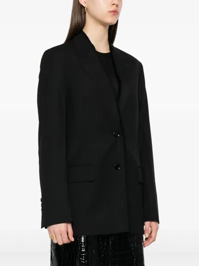 Totême Toteme Distressed Wool Blazer