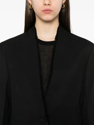 Totême Toteme Distressed Wool Blazer