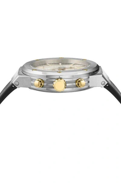 Ferragamo F-80 Chrono Silicone Watch In Multi