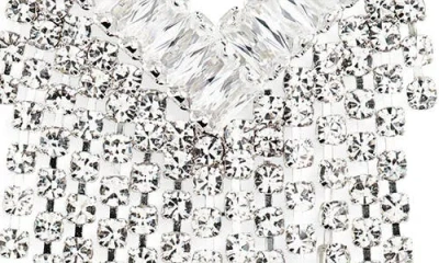 Natasha Cubic Zirconia Crystal Fringe Drop Earrings