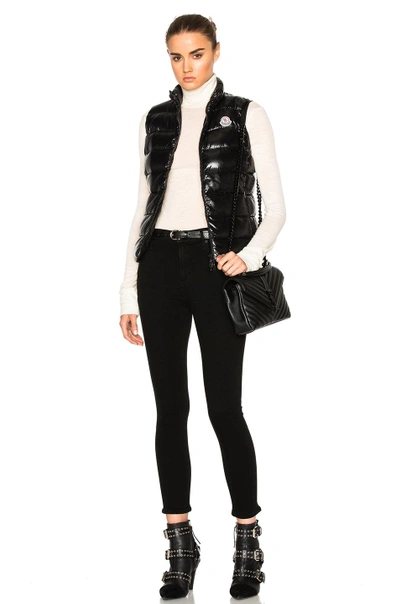 Shop Moncler Ghany Gilet Vest In Black