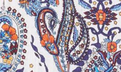 Paisley & Gray Men's Slim Fit Long Sleeve Paisley Button-front Camp Shirt In Blue