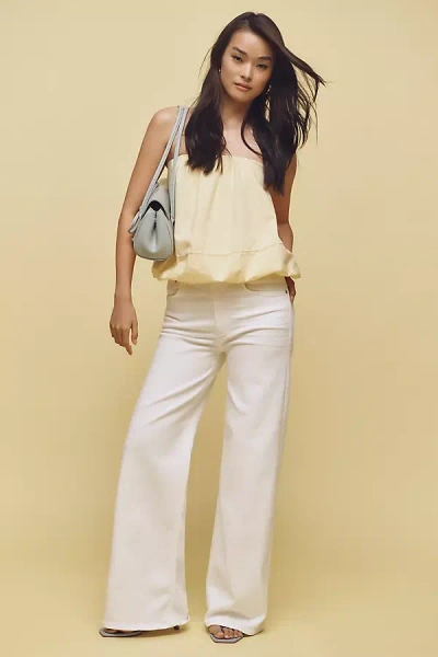 Citizen Of Humanity Lyra High-rise Wide-leg Jeans In White