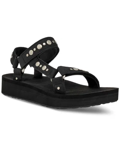 Teva Women's Midform Universal Stud Sandals In Black