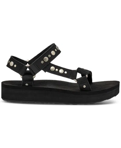 Teva Women's Midform Universal Stud Sandals In Black