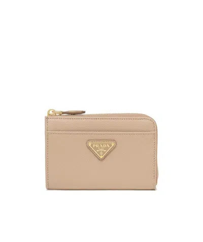 Prada Saffiano Leather Logo Key Bag