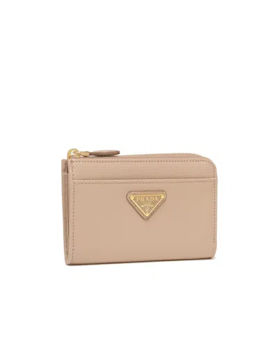 Prada Saffiano Leather Logo Key Bag