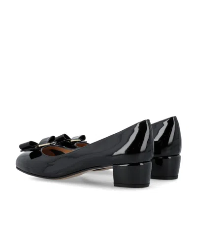 Ferragamo Vara Soft' Pumps In Black