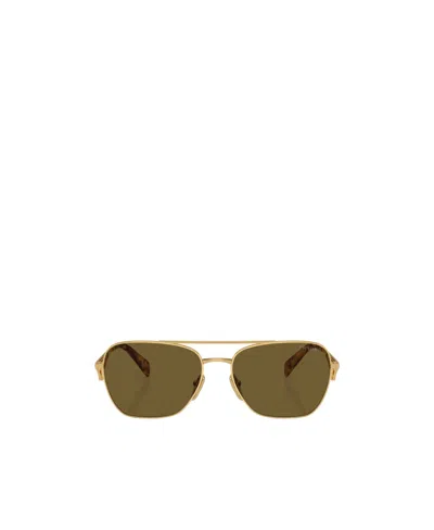 Prada Gold Metal Sunglasses