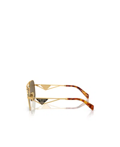 Prada Gold Metal Sunglasses