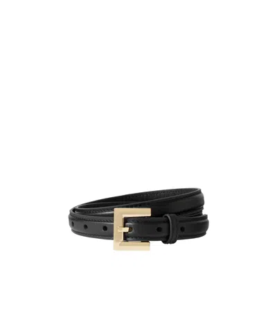 Anine Bing Womens Black Patent Nicola Leather Belt Xs