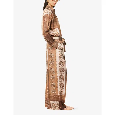 Zimmermann Lucky Silk Wide Leg Pants