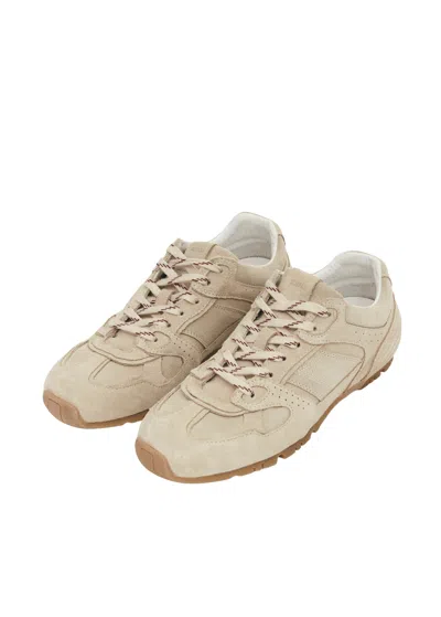 Alohas Tb.56 Low-top Suede Sneakers In Neutral