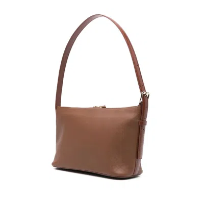 Apc A.p.c. Women Vera Leather Shoulder Bag In Brown