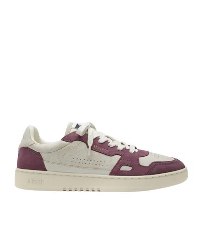Axel Arigato Women Dice Lo Low-top Suede And Leather Sneakers In Purple