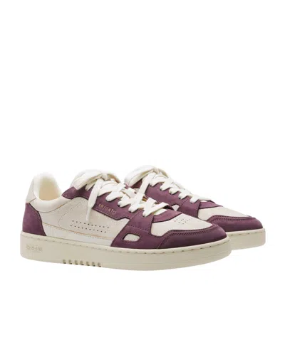 Axel Arigato Women Dice Lo Low-top Suede And Leather Sneakers In Purple