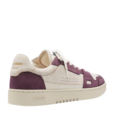 Axel Arigato Women Dice Lo Low-top Suede And Leather Sneakers In Purple