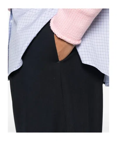 Marni Trousers With Pleated Design And Pockets In Blue