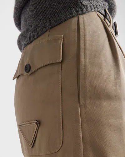 Prada Pre-washed Chino Shorts