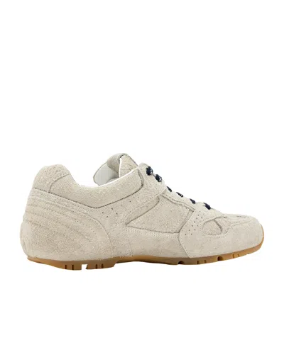 Alohas Tb.56 Fuzzy Suede Sneakers In Metallic