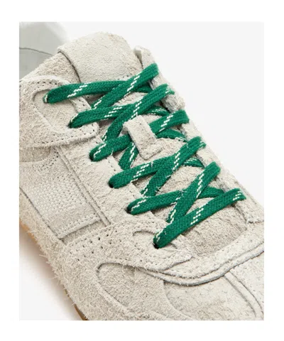 Alohas Tb.56 Fuzzy Suede Sneakers In Metallic