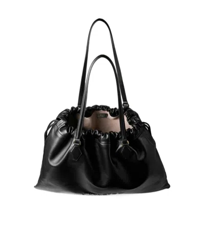 Jimmy Choo Borsa Shopping In Nappa Nera  Donna