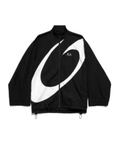 Balenciaga Loop Sports Lcontracksuit Jacket In Black