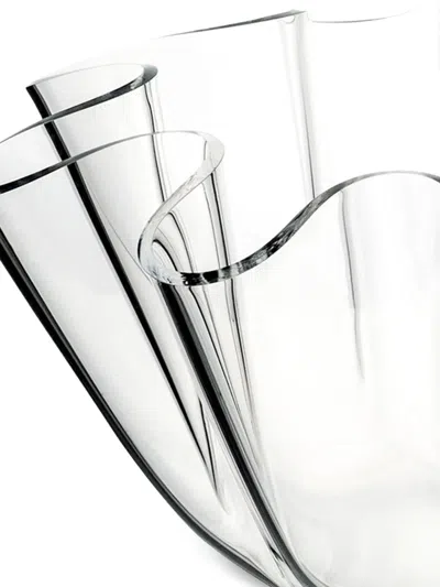 Vesta Soft Wavy Glass Centerpiece