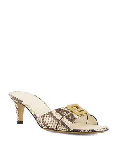 Fendi Brown Ayers Medium-heeled Sandals