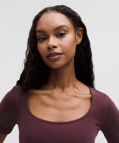 Lululemon Drapey Softstreme Scoop-neck Midi Dress