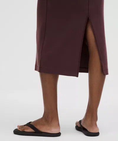 Lululemon Drapey Softstreme Scoop-neck Midi Dress