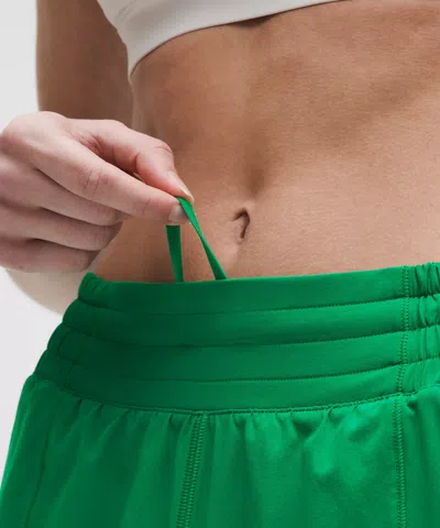 Lululemon Hotty Hot High-rise Lined Short In Raceway Green