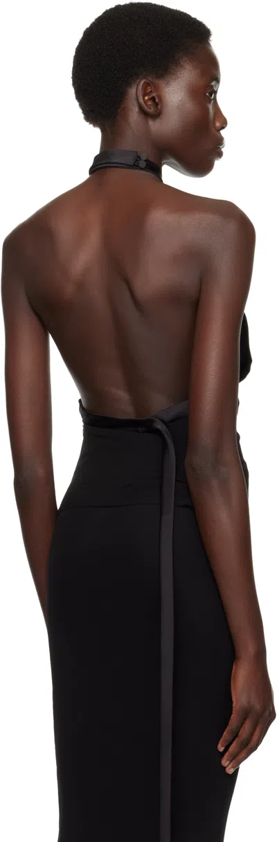 Aaron Esh Black Halter Top