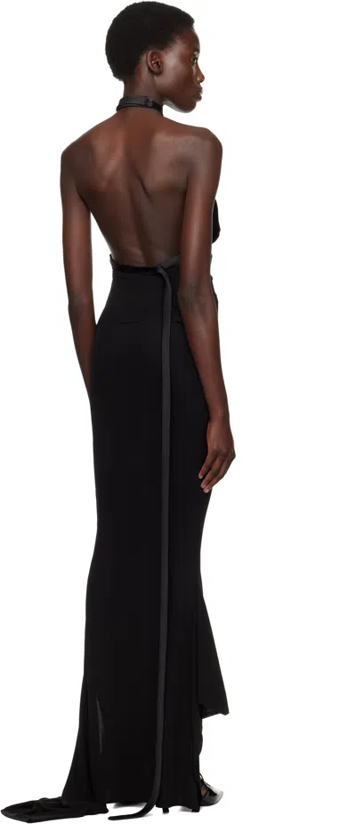 Aaron Esh Black Halter Top