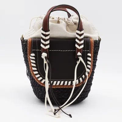 Cuba Lab Black Leather Habanera Satchels Bag In Black