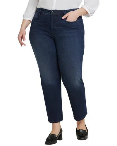 Nydj Plus Bailey Basin Ankle Crop Jean In Blue