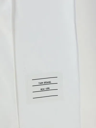 Thom Browne Pleated Cotton-poplin Midi Shirt Dress